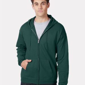 Unisex EcoSmart® Full-Zip Hooded Sweatshirt