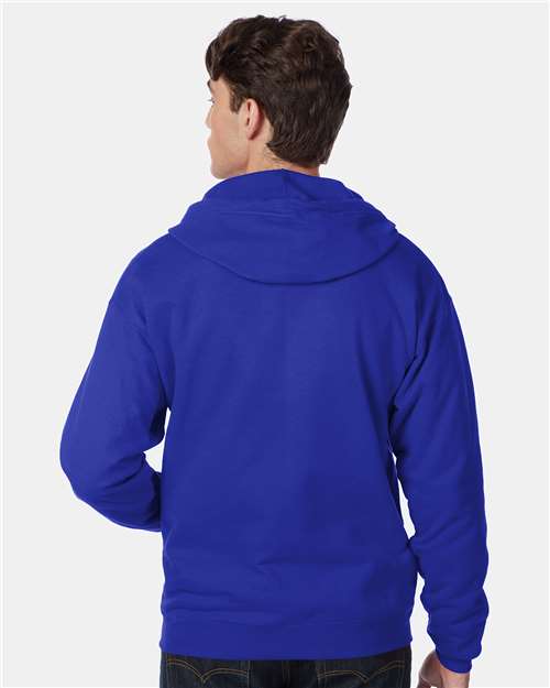 Unisex EcoSmart® Full-Zip Hooded Sweatshirt - Image 5