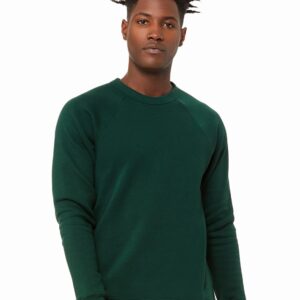 Unisex Sponge Fleece Raglan Crewneck Sweatshirt