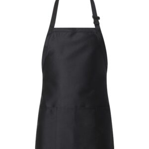 Full-Length Apron with Pouch Pocket