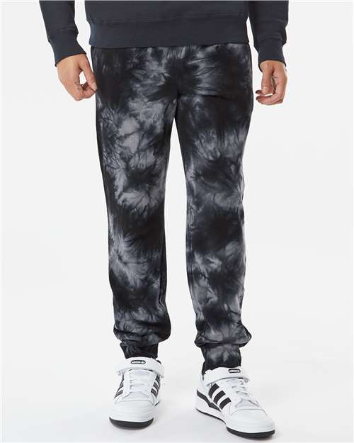 Unisex Tie-Dyed Fleece Sweatpants - Image 3
