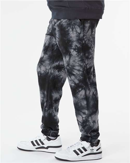 Unisex Tie-Dyed Fleece Sweatpants - Image 4
