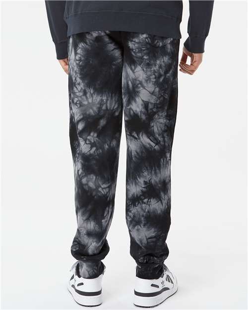 Unisex Tie-Dyed Fleece Sweatpants - Image 5
