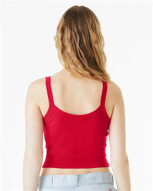 Women's Micro Rib Spaghetti Strap Tank - Image 5