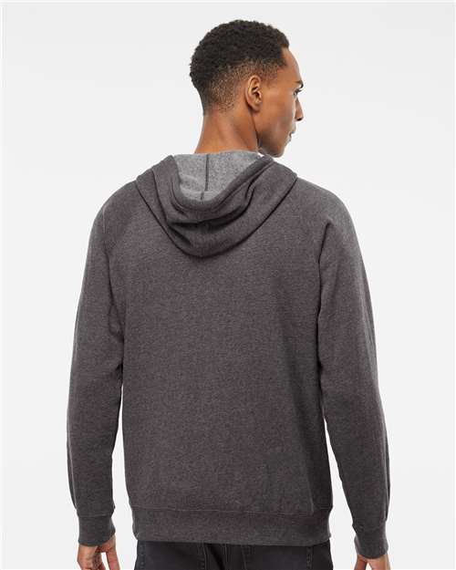 Unisex Special Blend Raglan Full-Zip Hooded Sweatshirt - Image 5