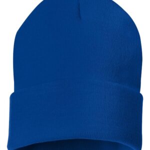 12" Solid Cuffed Beanie