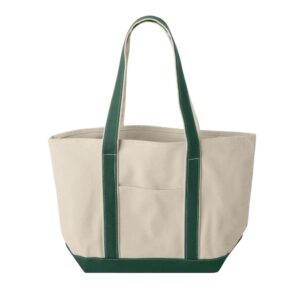Windward Large Cotton Canvas Classic Resort Tote