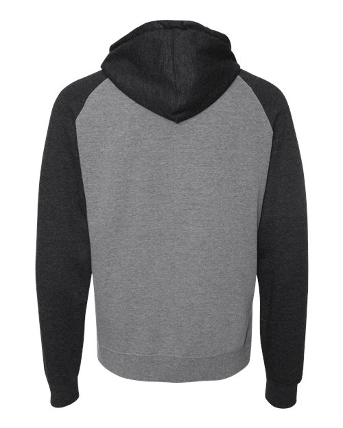 Unisex Raglan Hooded Sweatshirt - Image 2