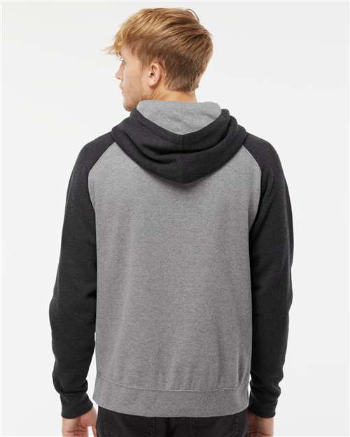 Unisex Raglan Hooded Sweatshirt - Image 5