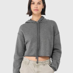 Women's Crop Fleece Hoodie Sweatshirt