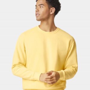 Unisex Garment-Dyed Lightweight Fleece Crewneck Sweatshirt